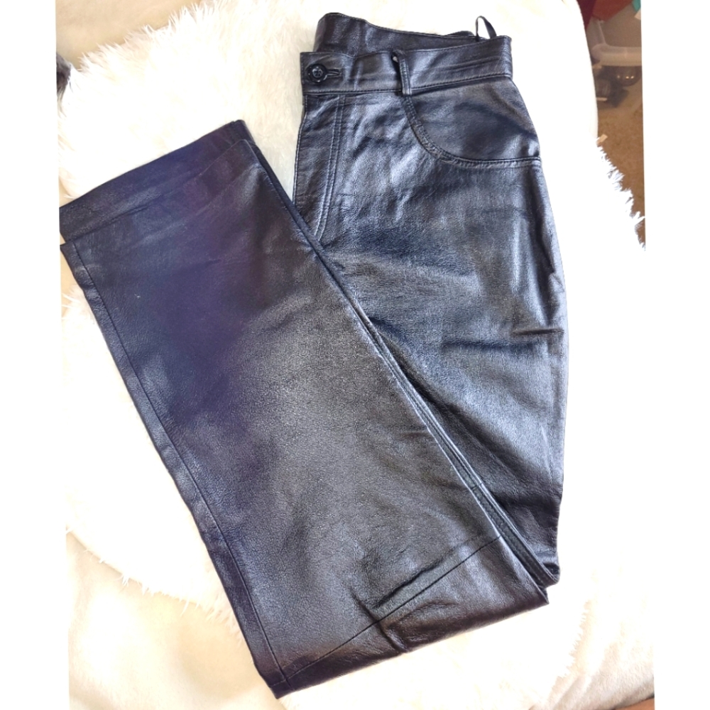 Authentic Leather Pants by Mandee Women's Sz 12.